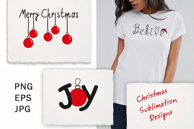 Christmas Sublimation Designs Downloads Png Eps example image 1