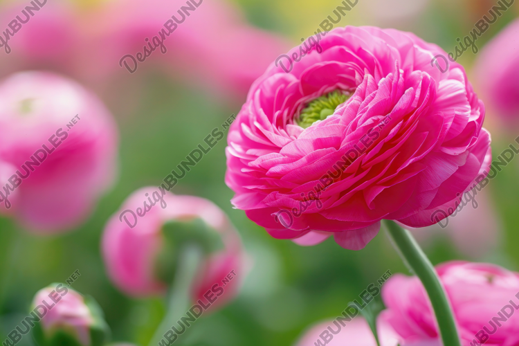 Persian Buttercup Background Wallpaper