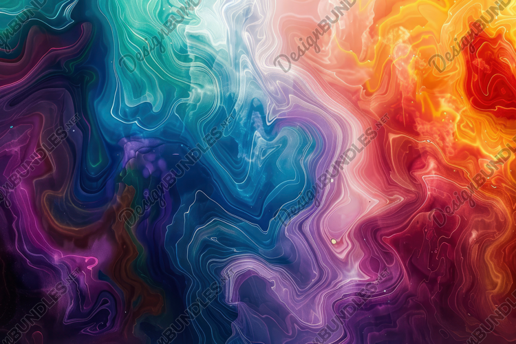 Abstract Painting with Vibrant Colors Background Wallpaper