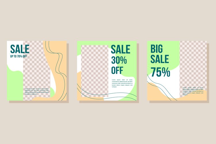 Organic Sale Instagram Post example image 1