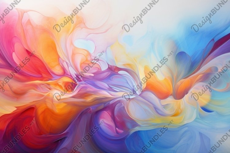 Oil Painting Colors Abstract Background Wallpaper example image 1