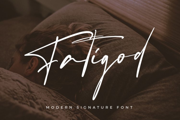 Fatigod - Luxury Script example image 1