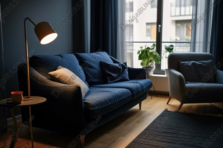 Interior of Italian Living Room 198
