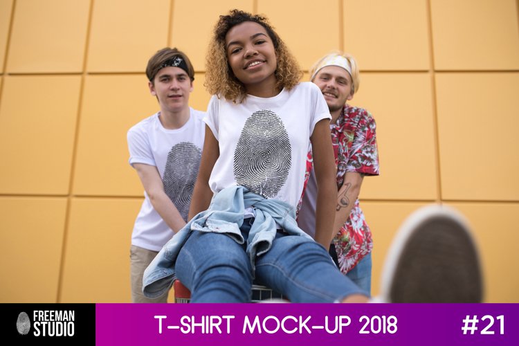 T-Shirt Mock-Up 2018 #21 example image 1