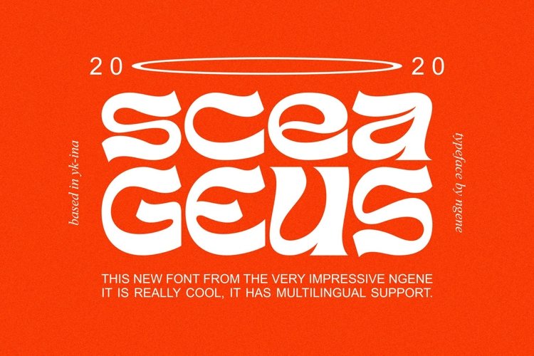 Sceageus Typeface example image 1