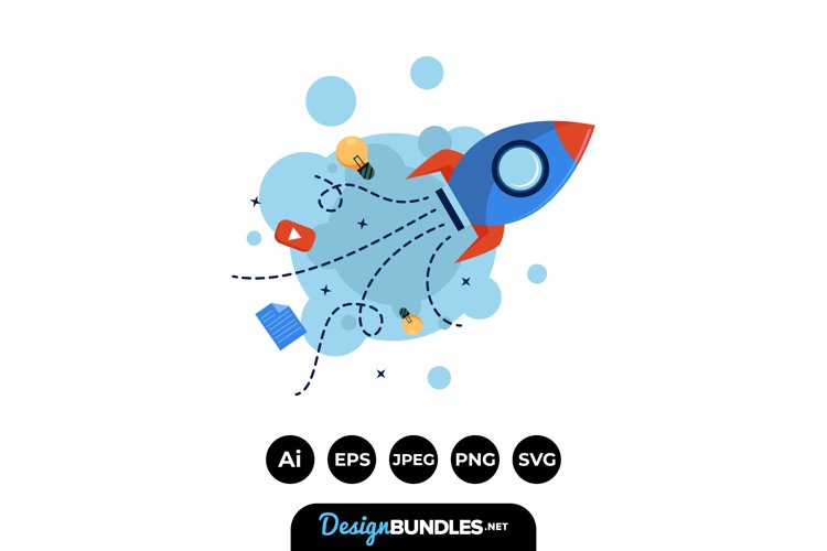 Rocket Clipart Image 17