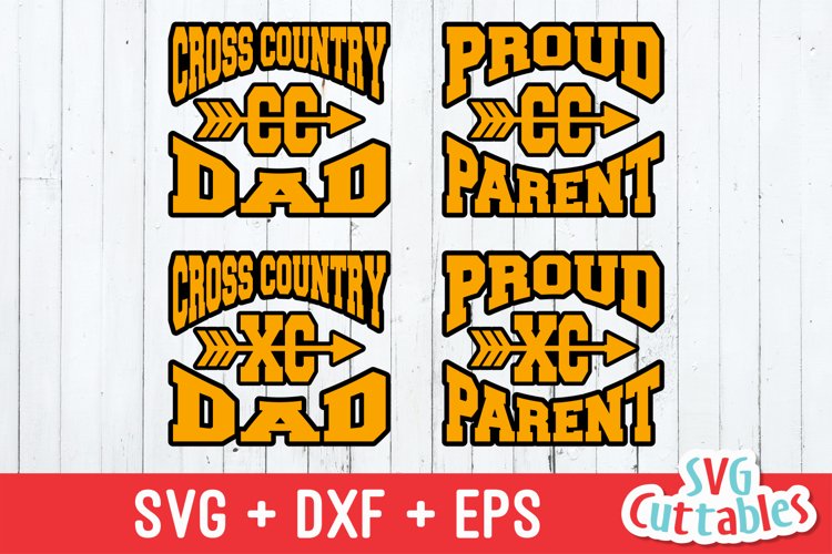 Cross Country SVG Cross Country Dad / Parent Shirt (69653) Cut