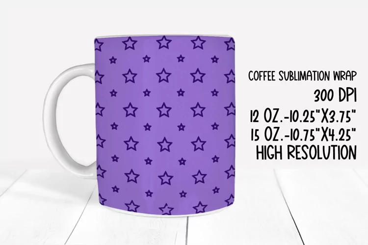 Coffee Mug Sublimation Wrap