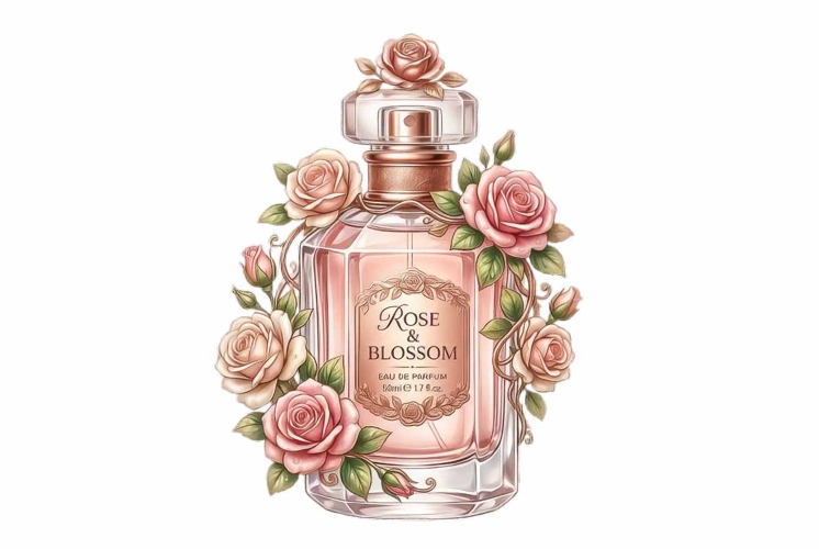 Glass Perfume Bottle Mothers Day