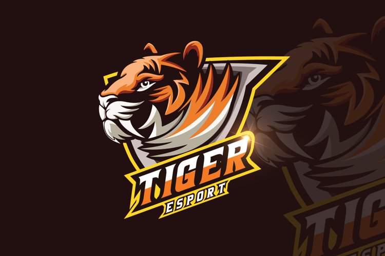 Tiger Mascot & eSports Gaming Logo example image 1