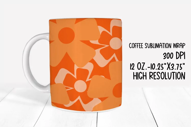Coffee Mug Sublimation Wrap
