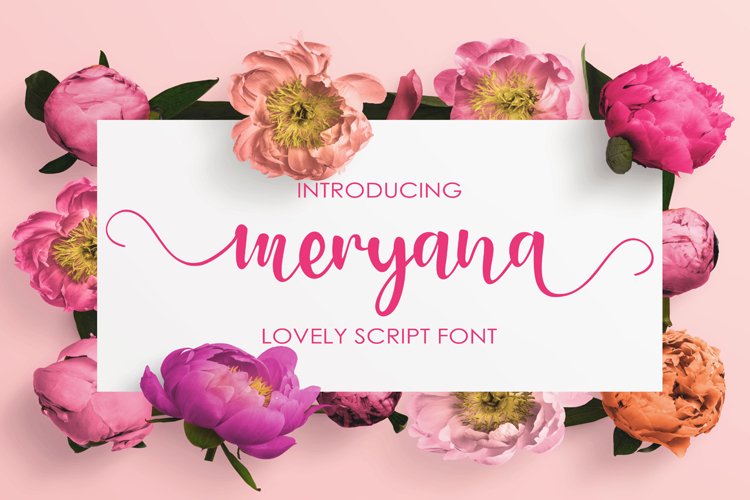 Meryana Script example image 1