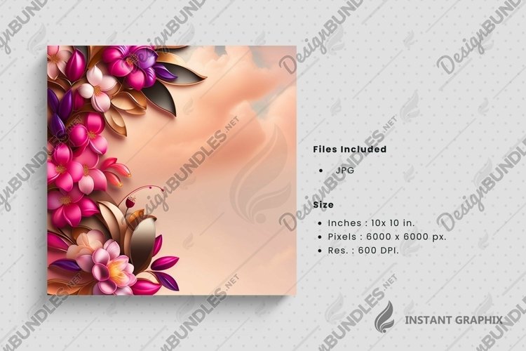 Floral Background Image 5