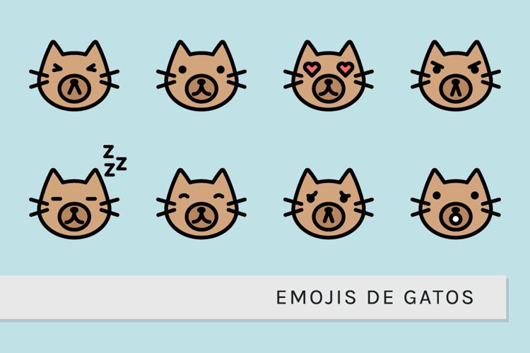 Set de Emojis Gatunos example image 1