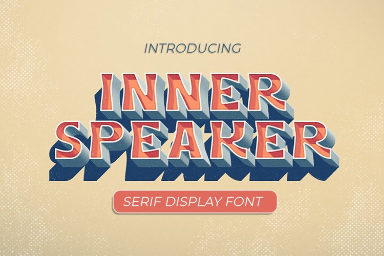 Innerspeaker Serif Display Font example image 1