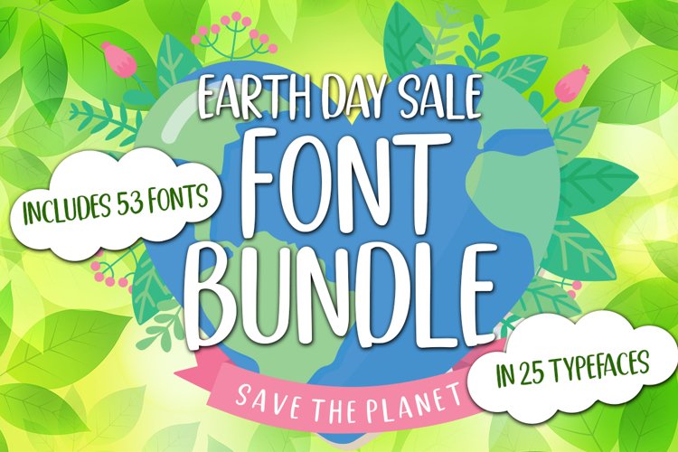 Earth Day Sale Font Bundle example image 1