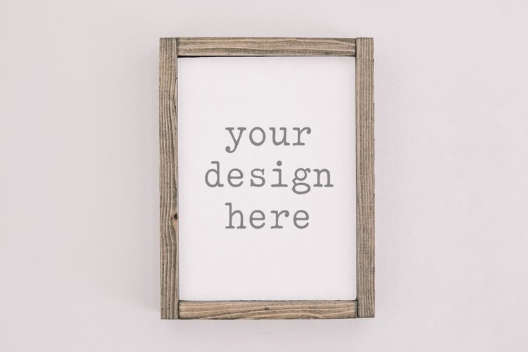 Wood Sign Mockup| Stock Photo| Flat Lay | Sublimation SVG