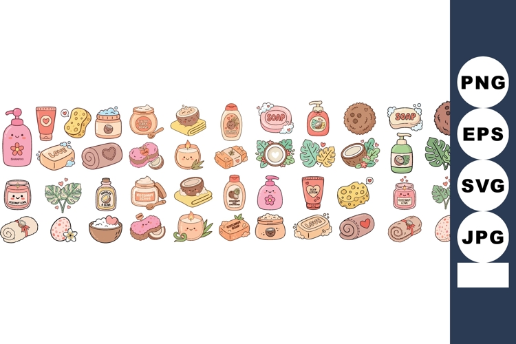 Colorful Hand Drawn Organic Food Illustration Vector