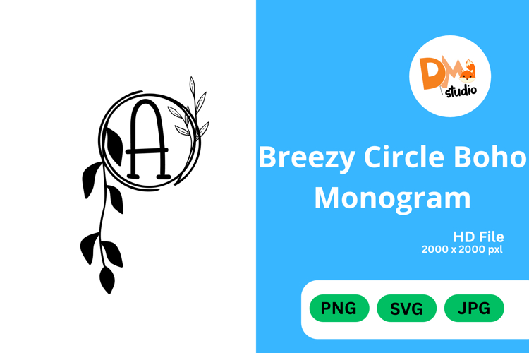 Cricut Monogram Svg Image 4