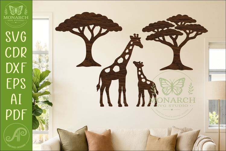 Safari Animal, African Wildlife Silhouettes 2