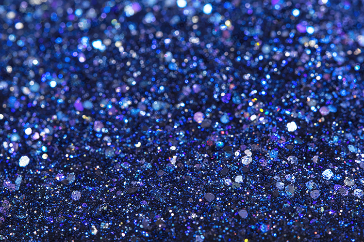 Dark Indigo Blue Macro Glitter Sparkling Bokeh Texture