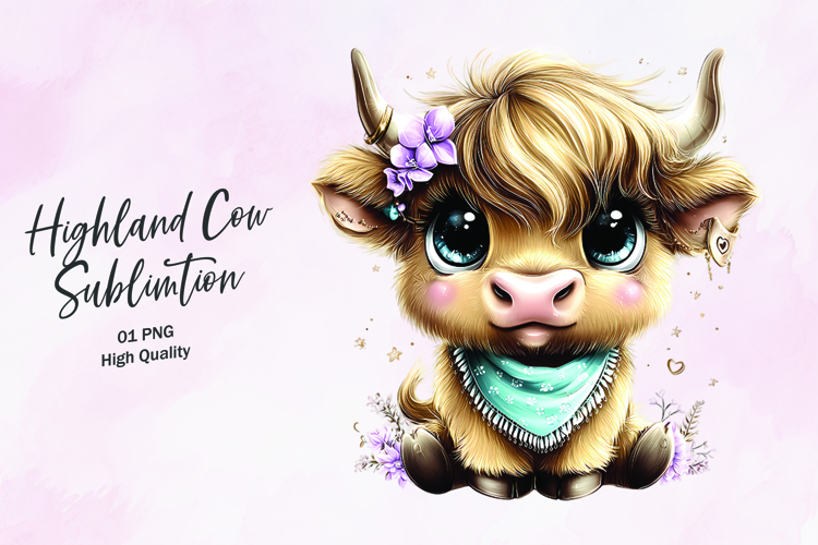 Highland Cow Clipart Image 14