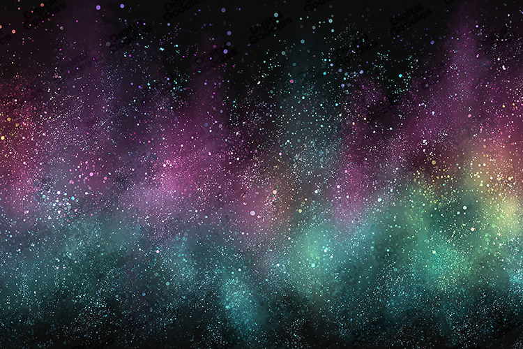 Dark Galaxy Glitter Sparkle Background Texture