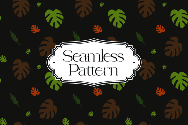 Fall Autumn Seamless Pattern, Digital Paper