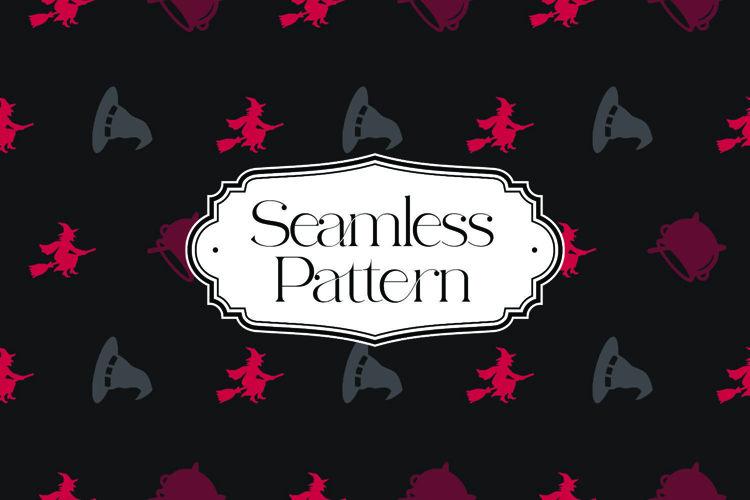 Halloween Seamless Pattern, Digital Paper