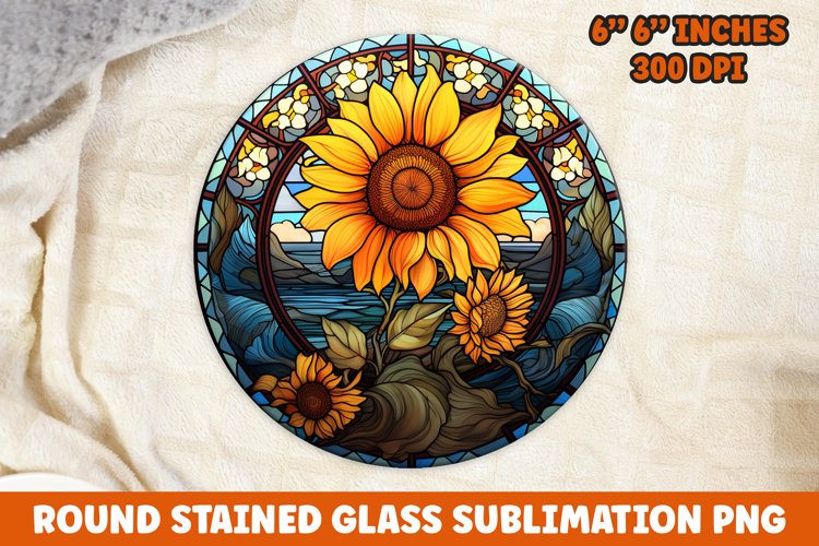 Halloween Round Sublimation| Sunflower Sublimation | Pumpkin