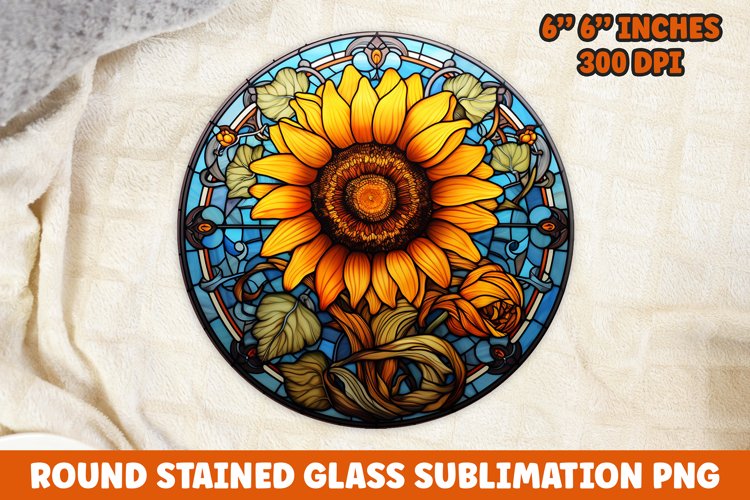 Halloween Round Sublimation| Sunflower Sublimation | Pumpkin