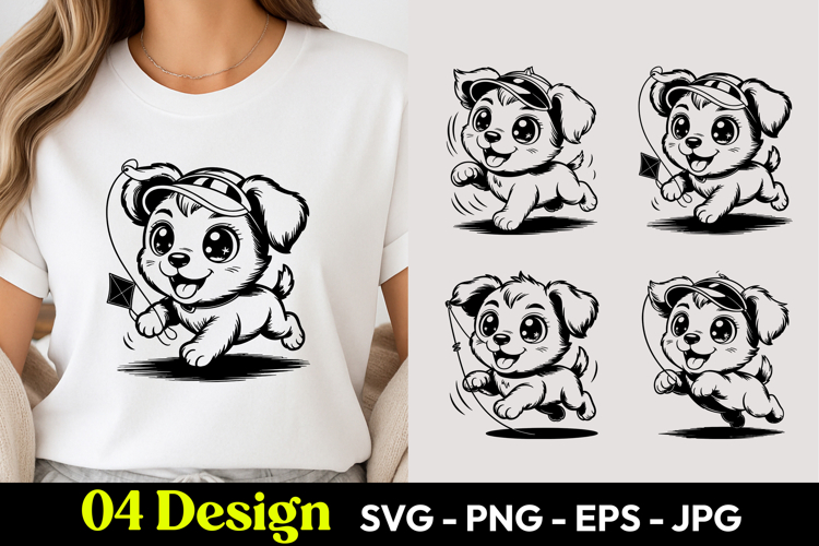 Little Cute Puppy SVG PNG