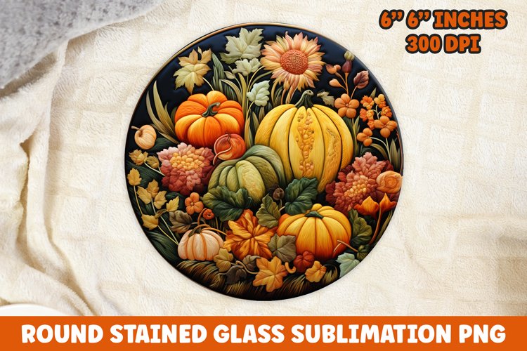 Halloween Round Sublimation| Sublimation | Pumpkin | Fall