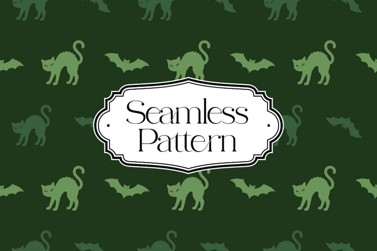 Halloween Seamless Pattern, Digital Paper