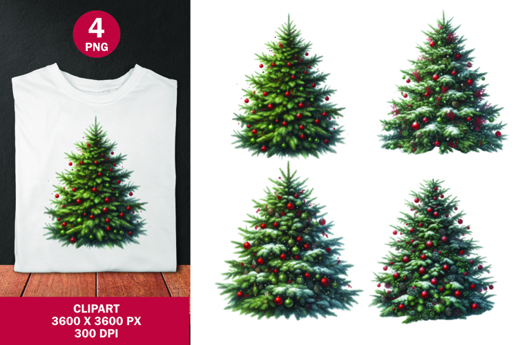 watercolor clipart png - christmas tree