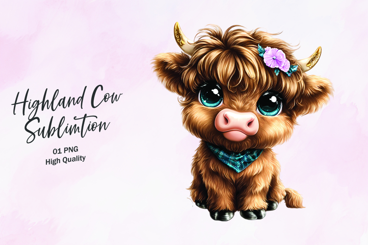 Highland Cow Clipart Image 3