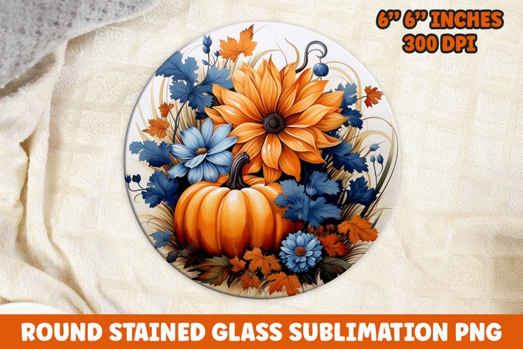Halloween Round Sublimation| Sublimation | Pumpkin | Fall