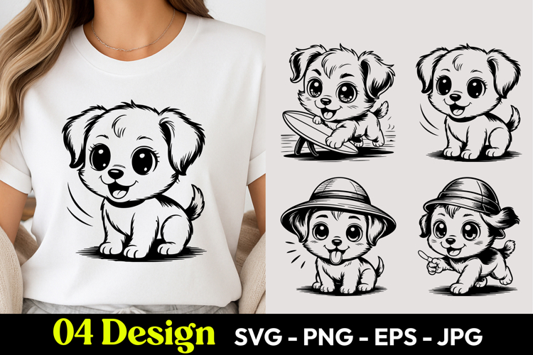 Farmer Puppy SVG PNG