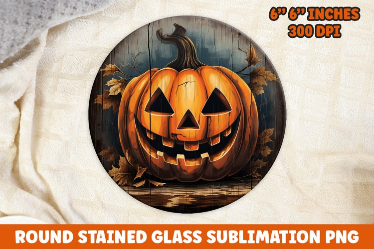Halloween Round Sublimation| Sublimation | Pumpkin | Fall