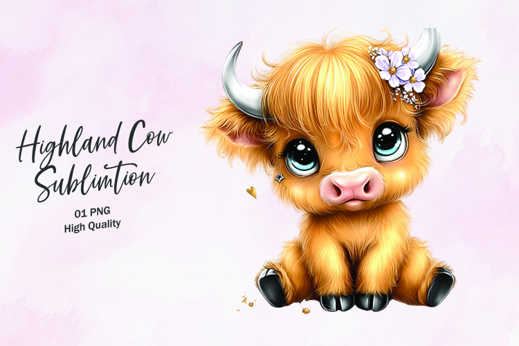 Highland Cow Clipart Image 2