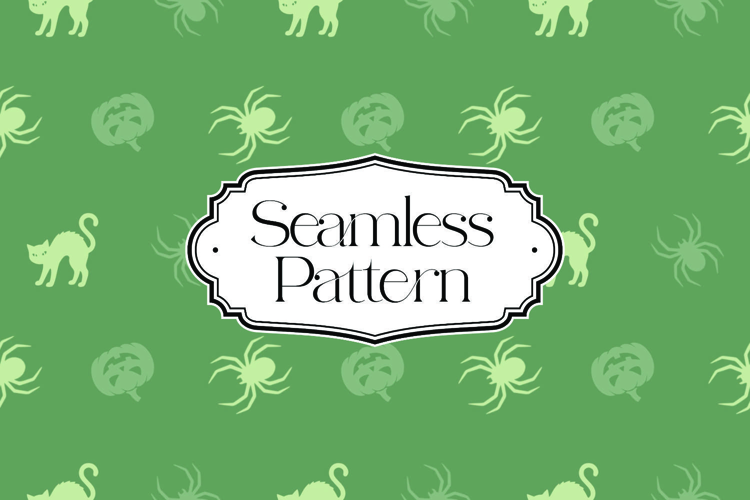 Halloween Seamless Pattern, Digital Paper