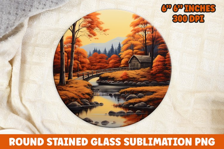 Halloween Round Sublimation| Sublimation | Pumpkin | Fall