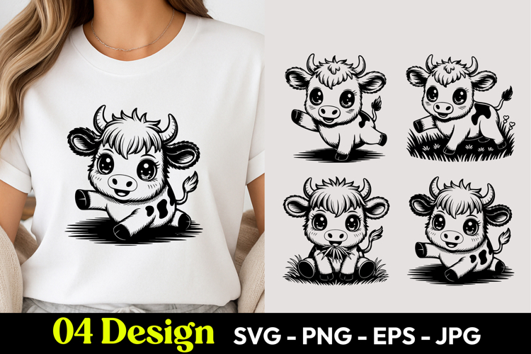 Cow Cartoon Image 4