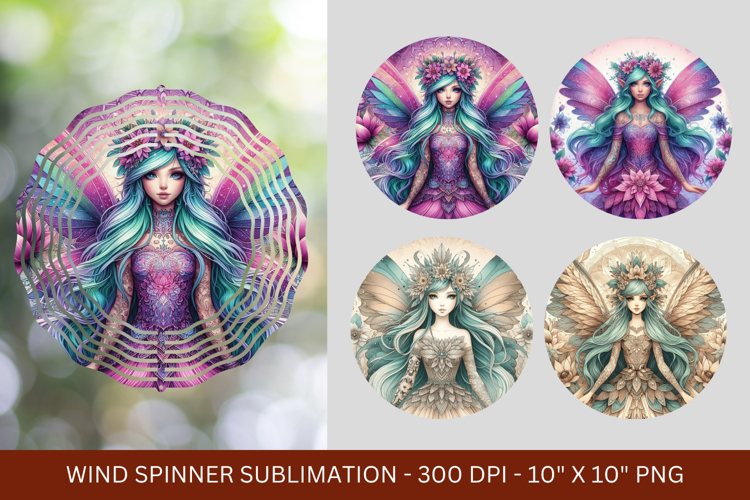 wind spinner - beautiful fairy