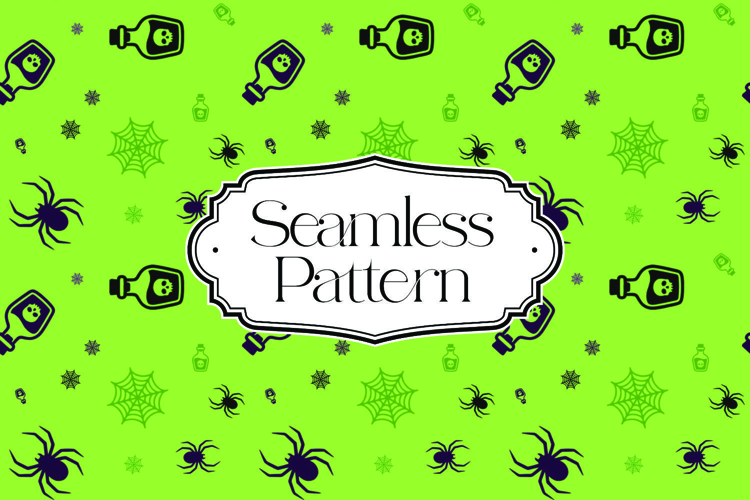Halloween Seamless Pattern, Digital Paper