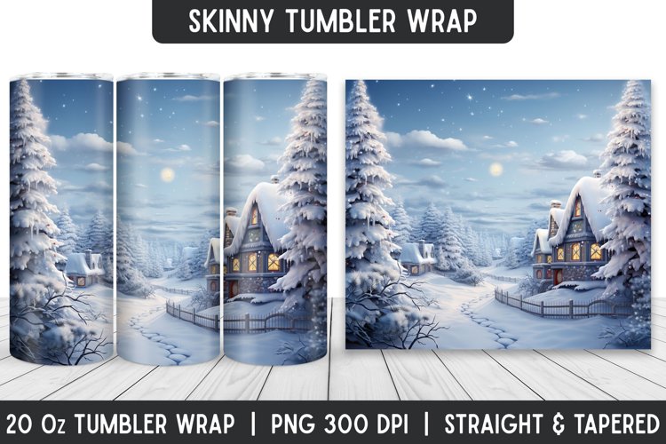 Christmas Tumbler Wrap | Christmas | Sublimation