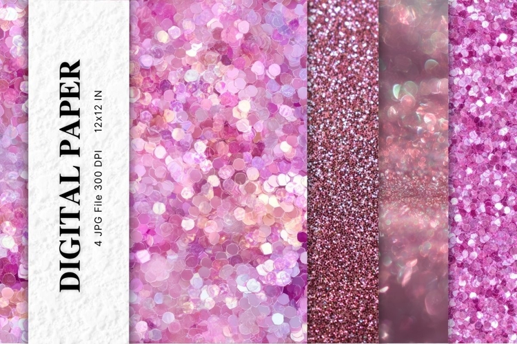 Pink Glitter Background Image 15