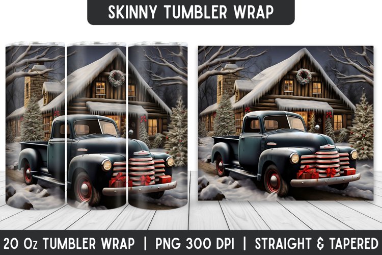 Christmas Tumbler Wrap