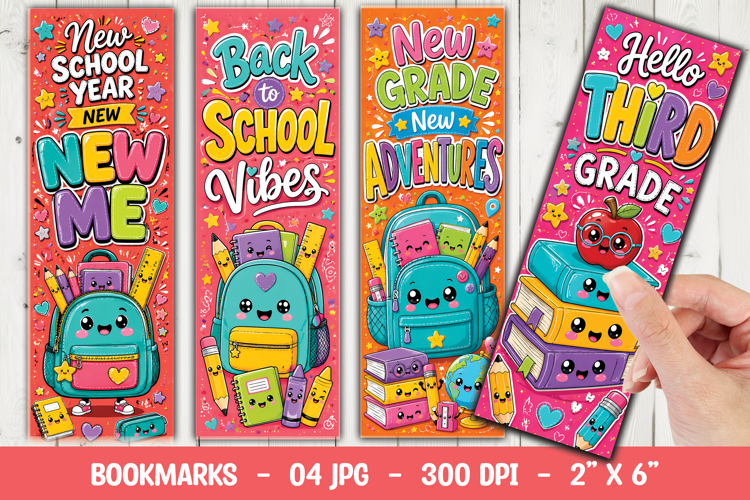 Back to School Bookmark Sublimation