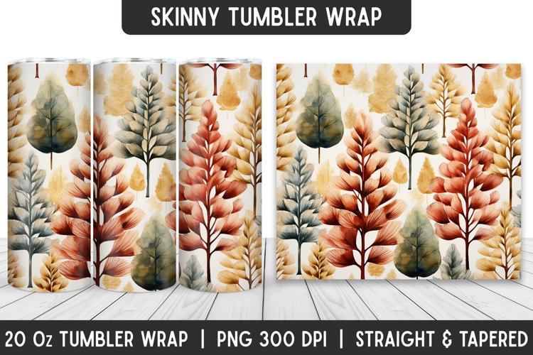 Flower Tumbler Wrap | 3D Sublimation | Skinny Tumbler
